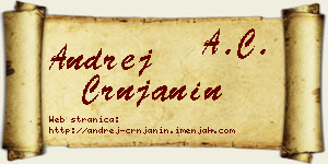 Andrej Crnjanin vizit kartica